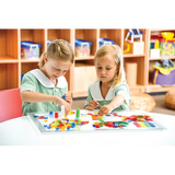 Teachables Translucent Square Counters - 4 Colours, 1000 Pieces - Modern Teaching Aids NZ