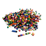 Teachables Linking Cubes - 1cm with 5-Point Linking, 1000 Pieces - Modern Teaching Aids NZ