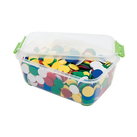 Teachables Solid Round Counters - 19mm, 1000 Pieces - Modern Teaching Aids NZ