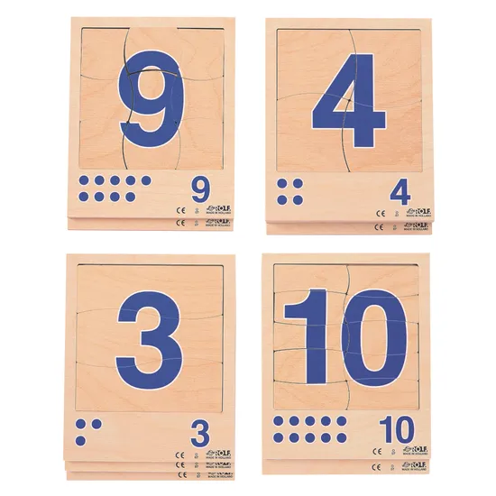 Numbers 1 to 10 Insets - Wooden Number Recognition Set | Modern ...