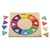 Rainbow Circle Puzzle - 16 Pieces - Modern Teaching Aids NZ