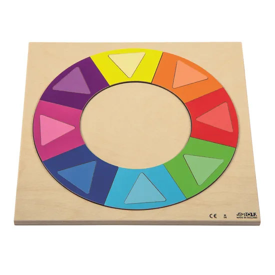 Rainbow Circle Puzzle - 16 Pieces - Modern Teaching Aids NZ