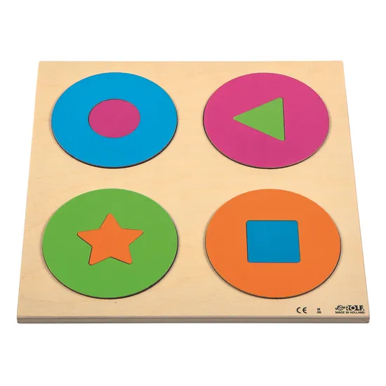 Circles & Shapes Puzzle - 8 Pieces - Modern Teaching Aids NZ