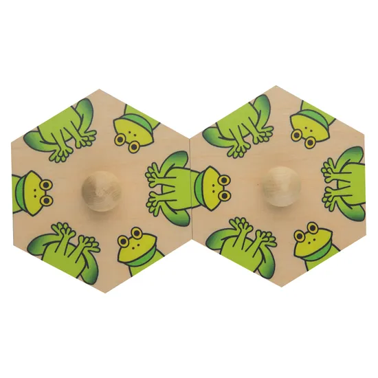 Rolf Knob Puzzle - Frog 7 pcs - Modern Teaching Aids NZ
