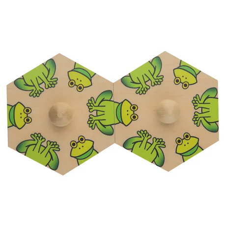 Rolf Knob Puzzle - Frog 7 pcs - Modern Teaching Aids NZ