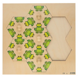 Rolf Knob Puzzle - Frog 7 pcs - Modern Teaching Aids NZ