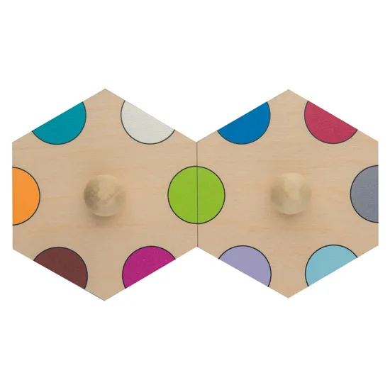 Rolf Knob Puzzle  Colours 7pcs - Modern Teaching Aids NZ