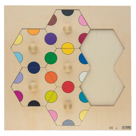 Rolf Knob Puzzle  Colours 7pcs - Modern Teaching Aids NZ