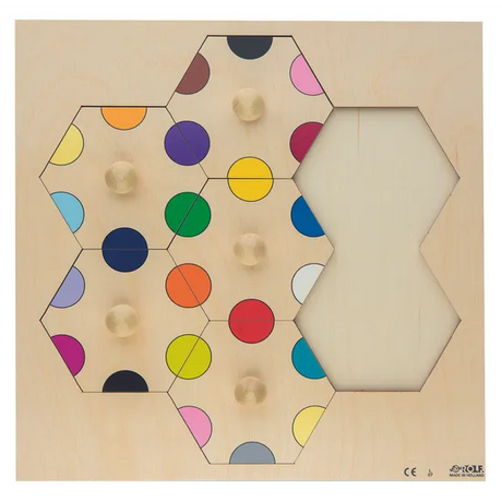 Rolf Knob Puzzle  Colours 7pcs - Modern Teaching Aids NZ