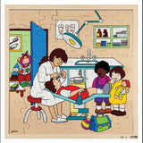 Rolf At the Dentist Puzzle 64 Pieces - Modern Teaching Aids NZ