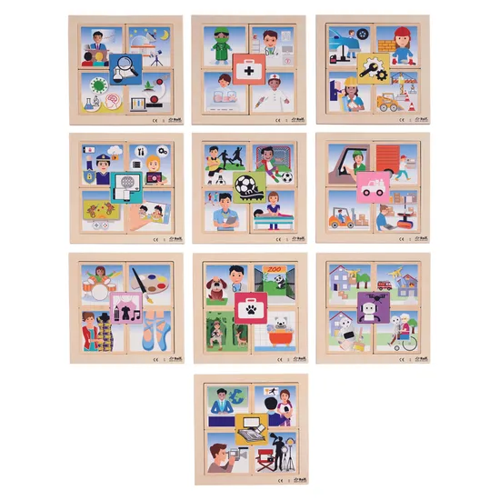 Puzzle Series Professions Set of 10 - Modern Teaching Aids NZ