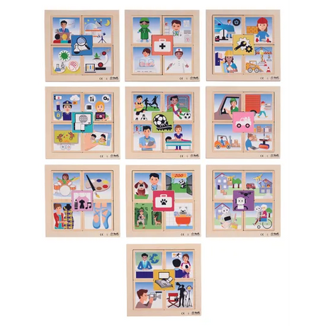 Puzzle Series Professions Set of 10 - Modern Teaching Aids NZ