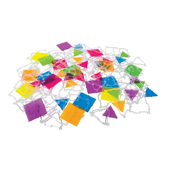 Transparent Construction Set - 126 pieces - Modern Teaching Aids NZ