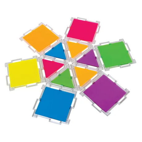 Transparent Construction Set - 126 pieces - Modern Teaching Aids NZ