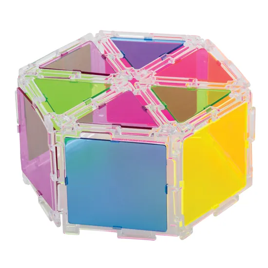 Transparent Construction Set - 126 pieces - Modern Teaching Aids NZ