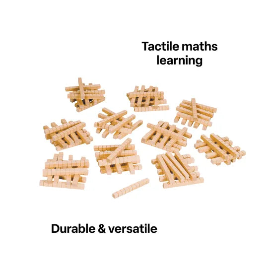 Teachables Multi Base Ten Longs - Numeracy Manipulatives, Set of 100