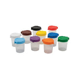 Non-Spill Paint Pots - Set of 10 - Modern Teaching Aids NZ