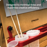 Clear Non Spill Paint Pots - Set of 12 - Modern Teaching Aids NZ