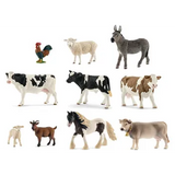 Schleich - Farm Animals, Set of 10 - Modern Teaching Aids NZ