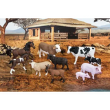 Schleich - Farm Animals, Set of 10 - Modern Teaching Aids NZ