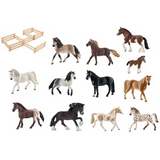 Schleich - A Herd of Horses, Set of 14 - Modern Teaching Aids NZ
