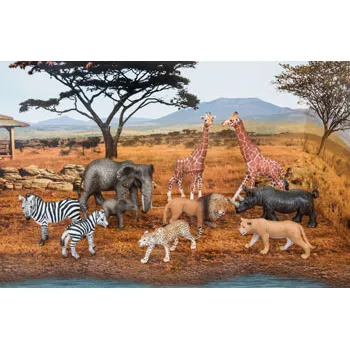Schleich - African Animals, Set of 10 - Modern Teaching Aids NZ