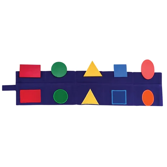 Colours & Shapes Roller Pouch