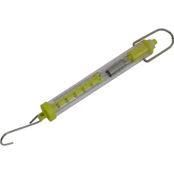 Spring Balance 5000g 50N Yellow - Modern Teaching Aids NZ