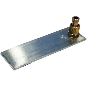 Electrode - Tin, 75 x 25 x 3 mm