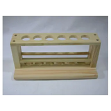 Test Tube Rack - Wooden - 6 Holes - 27mm - Modern Teaching Aids NZ