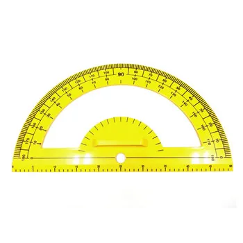 Protractor - Blackboard - Plastic - 0-180° - Modern Teaching Aids NZ