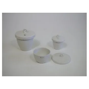 Crucible - Porcelain Medium with Lid - 50ml - Modern Teaching Aids NZ
