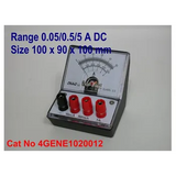 Ammeter Triple Range DC 50-500mA-5A - Modern Teaching Aids NZ