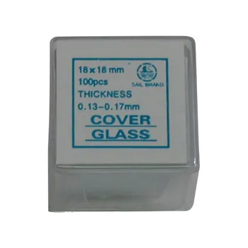 Microscope Slide Cover Glass Slips - 18x18mm - Modern Teaching Aids NZ