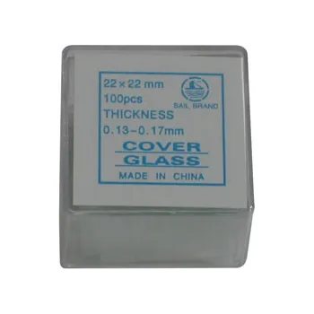 Microscope Slide Cover Glass Slips - 22x22mm - Modern Teaching Aids NZ