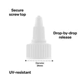 Dropping bottle cap - White - 24mm - Modern Teaching Aids NZ