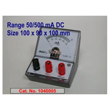 Ammeter Double Range DC 0-50-500mA - Modern Teaching Aids NZ