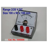 Voltmeter - Double Range - DC 0-2-20V - Modern Teaching Aids NZ