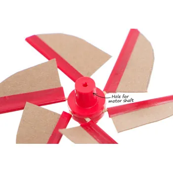 TeacherGeek Build a Propeller Dowel Mount - Pack of 20 - Modern Teaching Aids NZ