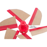 TeacherGeek Build a Propeller Dowel Mount - Pack of 20 - Modern Teaching Aids NZ