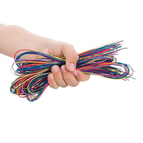 TeacherGeek Multicoloured Stranded Hook-Up Wire Sections - Modern Teaching Aids NZ