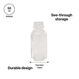 Dropping Bottle Clear 24mm TT wo Dropper 50ml - Modern Teaching Aids NZ