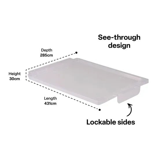 Translucent AntiMicrobial Clip On Lid For F Range - Modern Teaching Aids NZ
