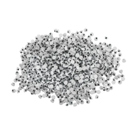 Creatistics Small Glue-on Eyes 5 mm - Pack of 1000 - Modern Teaching Aids NZ