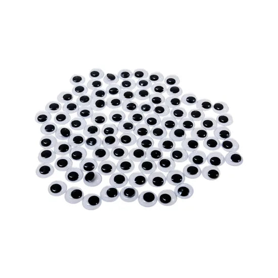 Joggle Eyes 12 mm - Pack of 100 - Modern Teaching Aids NZ