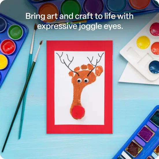 Joggle Eyes 12 mm - Pack of 100 - Modern Teaching Aids NZ