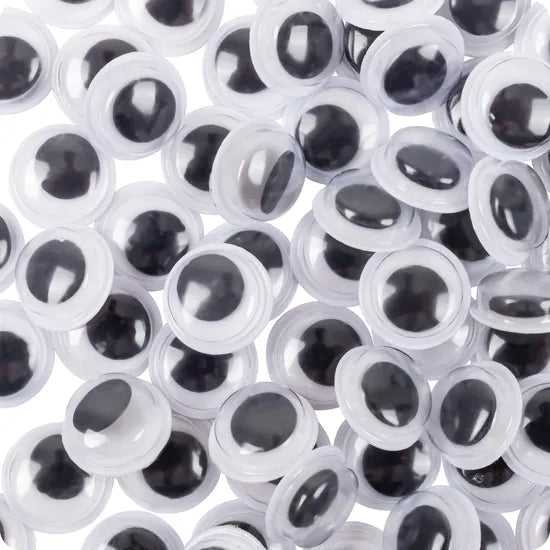 Joggle Eyes 12 mm - Pack of 100 - Modern Teaching Aids NZ