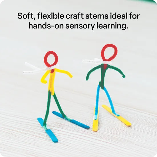 Creatistics Multicoloured Pipe Cleaners 30 cm- Pack of 100 - Modern Teaching Aids NZ