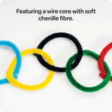 Creatistics Multicoloured Pipe Cleaners 30 cm- Pack of 100 - Modern Teaching Aids NZ