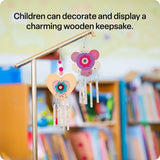 Flower & Heart Wind Chimes - Pack of 10 - Modern Teaching Aids NZ